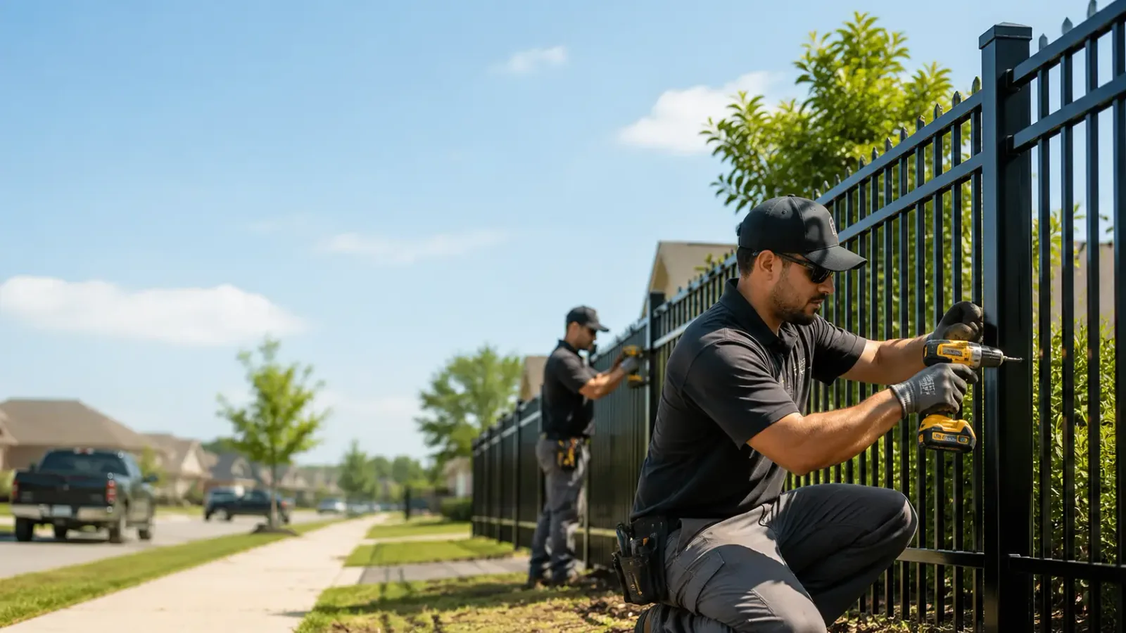 Metal Fence Installation in Alborn, MN